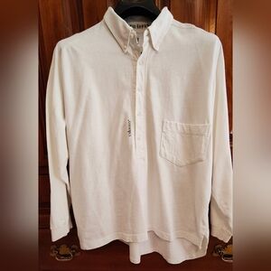 Vintage Unionbay XL Men's Off-white Pullover Long Sleeve Shirt